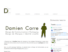 Tablet Screenshot of damiencorre.com